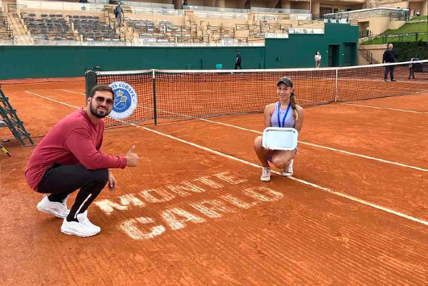 Nastja mit Top-Leistung beim Tennis Europe Masters in Monte Carlo